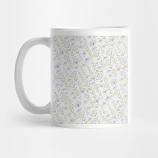 Achillea millefolium repeat pattern Mug